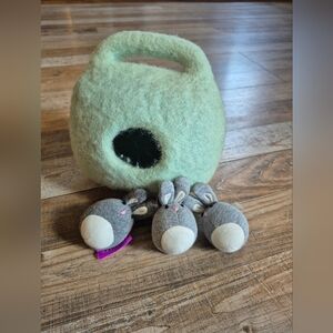 Lovevery Bunnies In A Felt Burrow